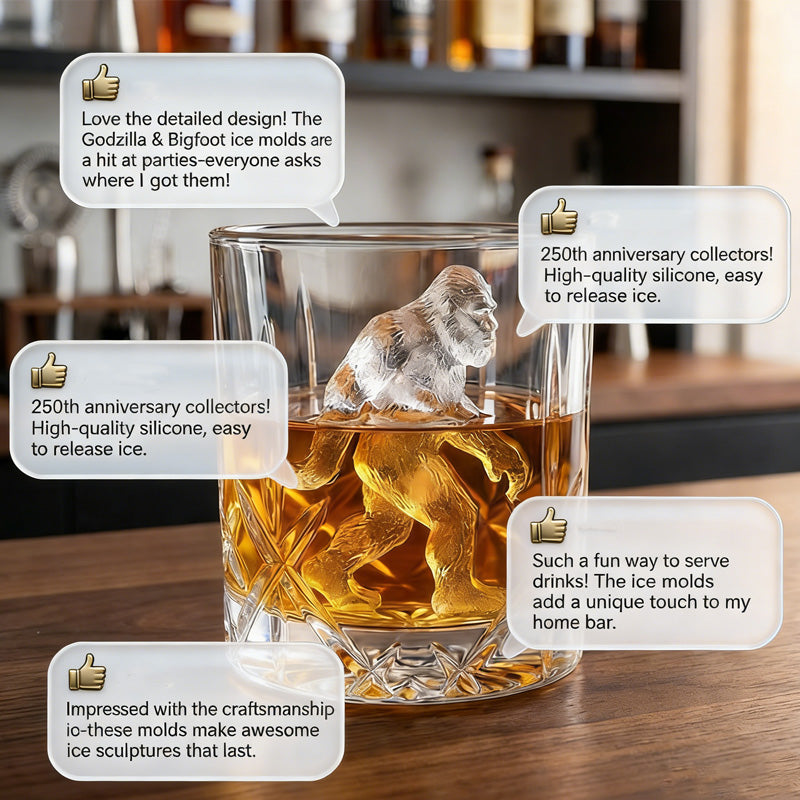 đ 50 % rabatt! đ Bigfoot silikonform för isbitar â Sasquatch-isbitar som smĂ€lter lĂ„ngsamt, BPA-fria och perfekta för fester.