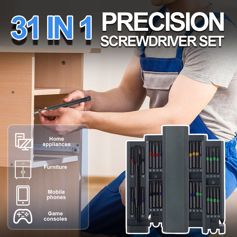 31-delars precisionsskruvmejseluppsättning