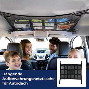 Hängande förvaringsväska i nät för biltak