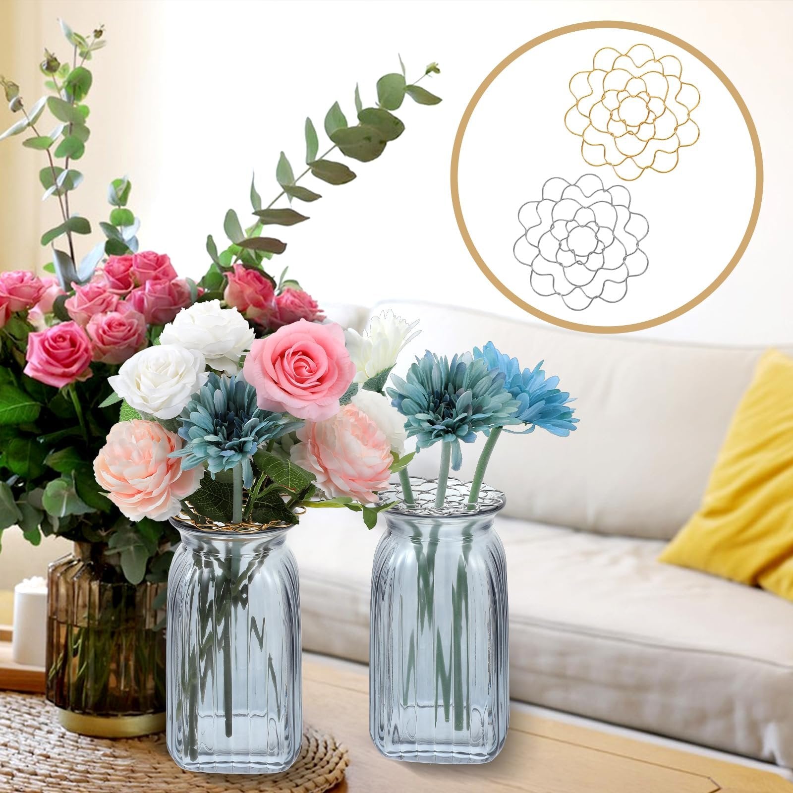 🌸 Förvaringslåda i rostfritt stål för blomsterställ♻️