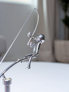 🎣Fiskaren Som Balanserar Skulpturen