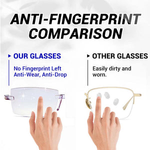 HÖG HÅRDHET ANTI-BLÅ LÄSGLASÖGON FÖR DUBBEL ANVÄNDNING
