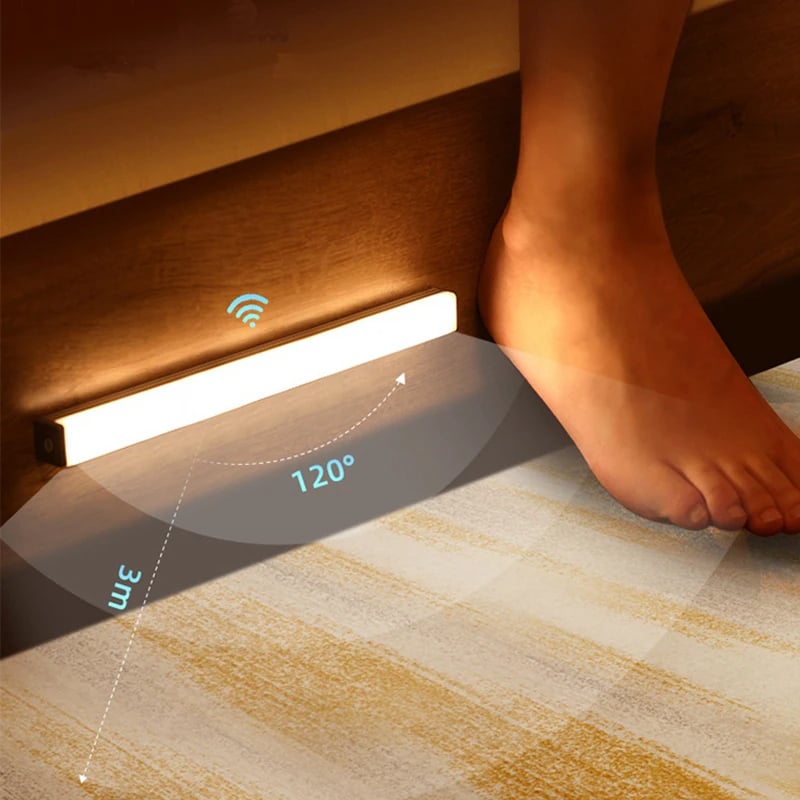 🔥Nyårserbjudande – uppladdningsbar LED-lampa, ingen behov av hålborrning, smart sensor, magnetisk design