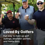 Ladda upp bild till gallerivisning, Kreativt golfbollformat shotglas
