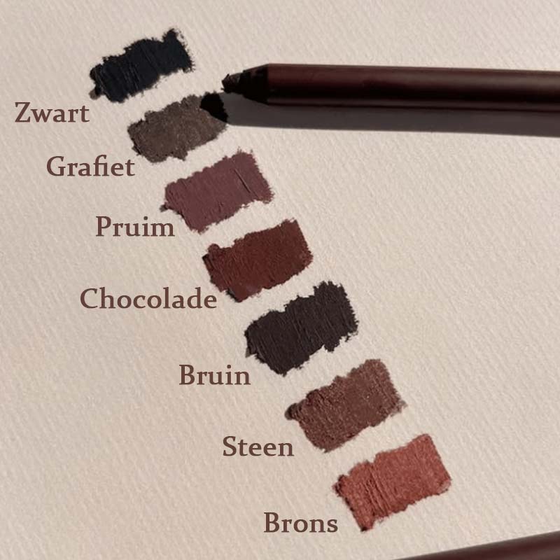 🎁Köp 1, få 1 gratis🔥-🌟24 timmars vattenfast eyeliner duo slipbar ögonpenna💦