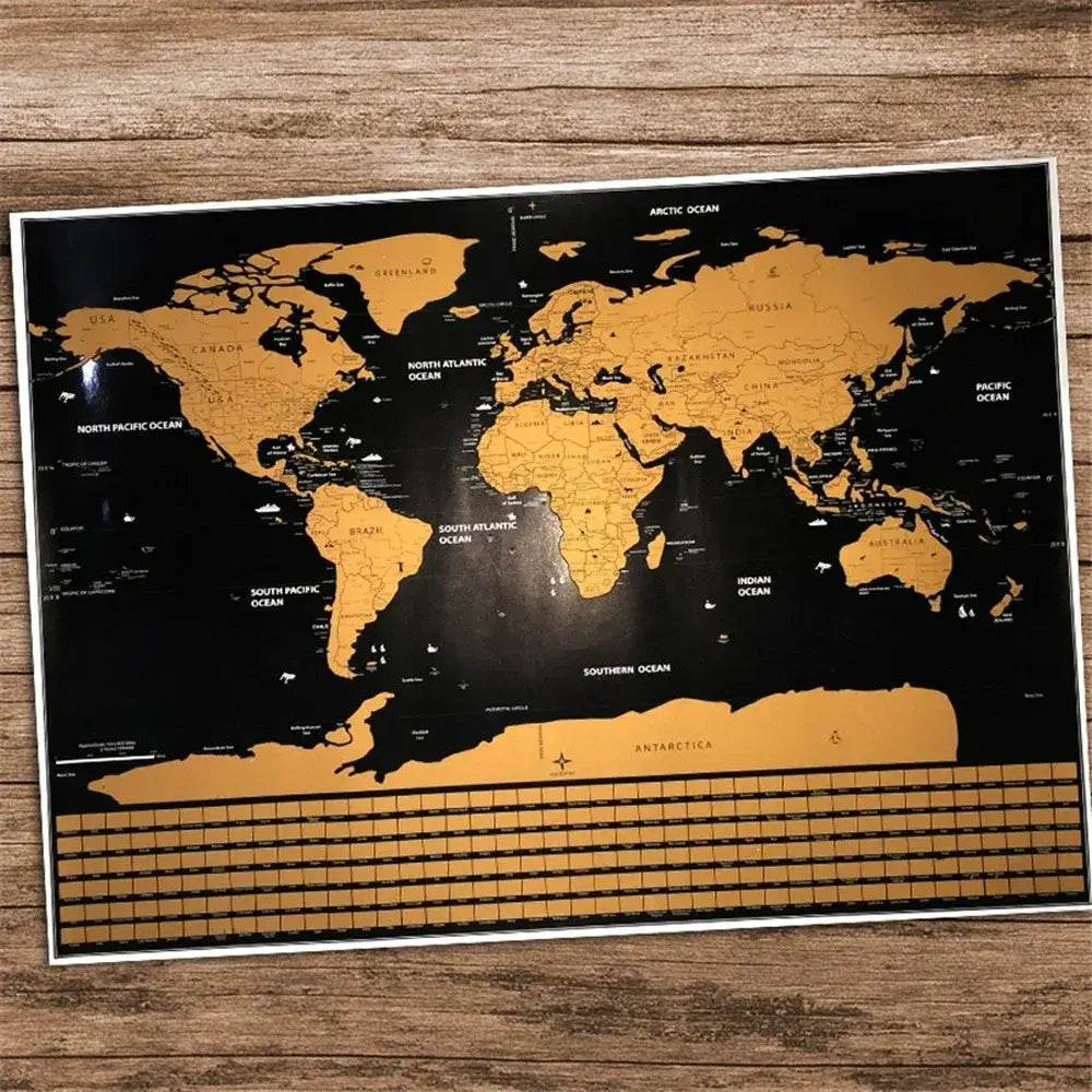 🌍Skrapkarta UTANFÖR VÄRLDEN
