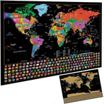 Ladda upp bild till gallerivisning, 🌍Skrapkarta UTANFÖR VÄRLDEN
