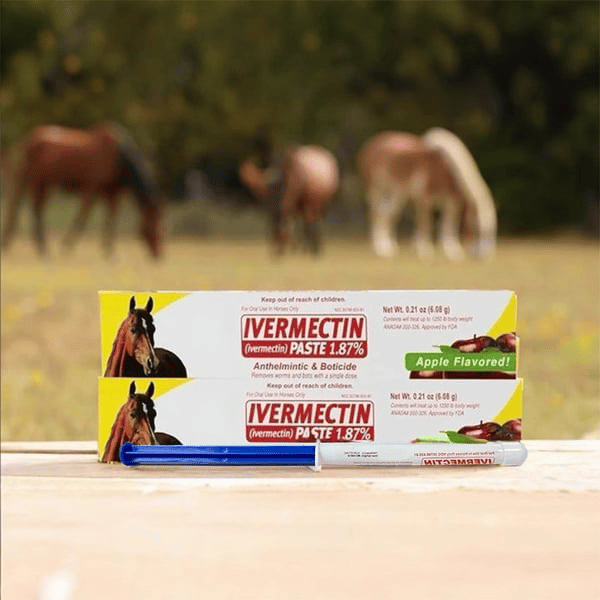 🔥Sista dagen 49 % RABATT – Ivermectin Horse Paste 1,87 % 6,08 g tuber