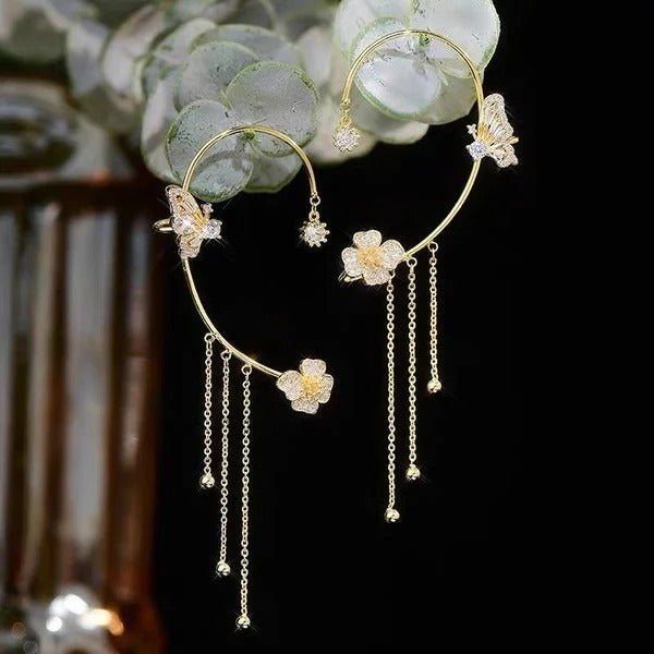 ✨🦋 Zirkonia örhängen fjäril poo💖✨✨