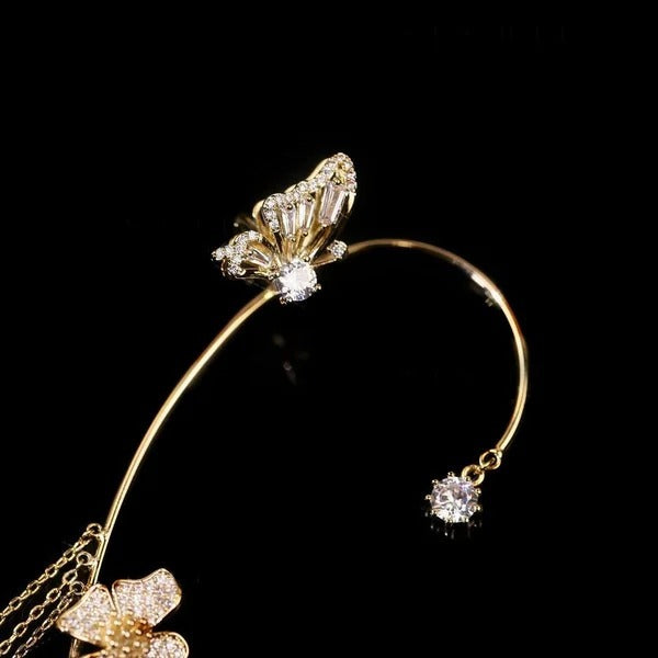 ✨🦋 Zirkonia örhängen fjäril poo💖✨✨